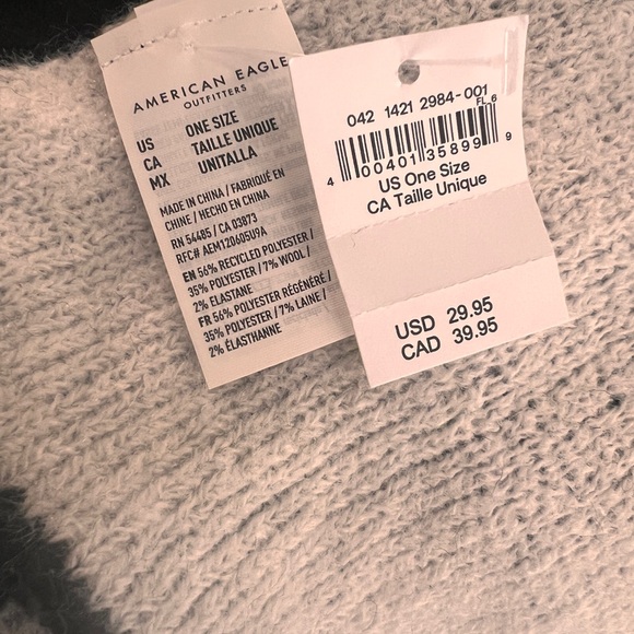 American Eagle Reversable Scarf - Picture 4 of 4